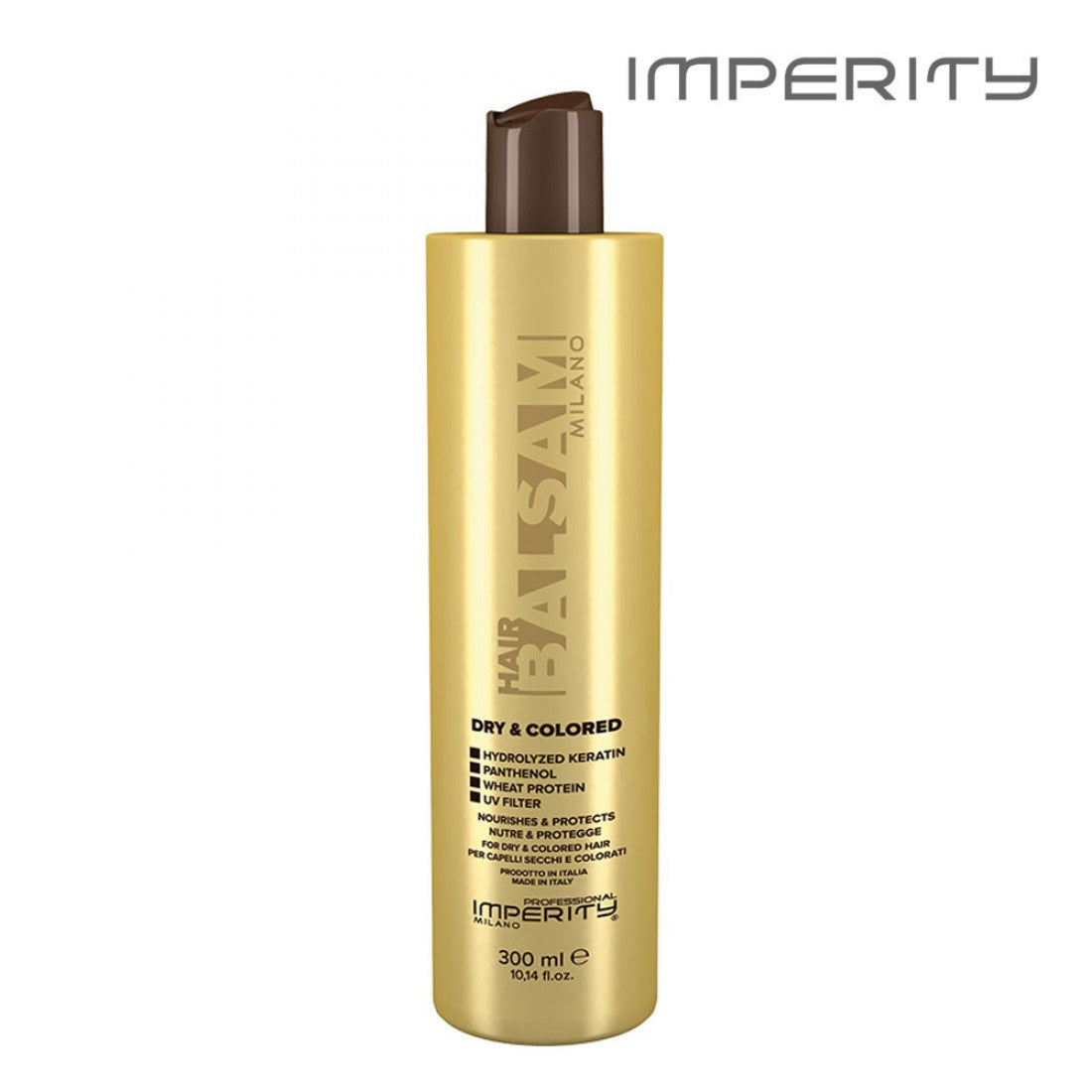 Imperity Milano Dry And Colored Hair Balsam with Keratin 300ml, OUTLET!