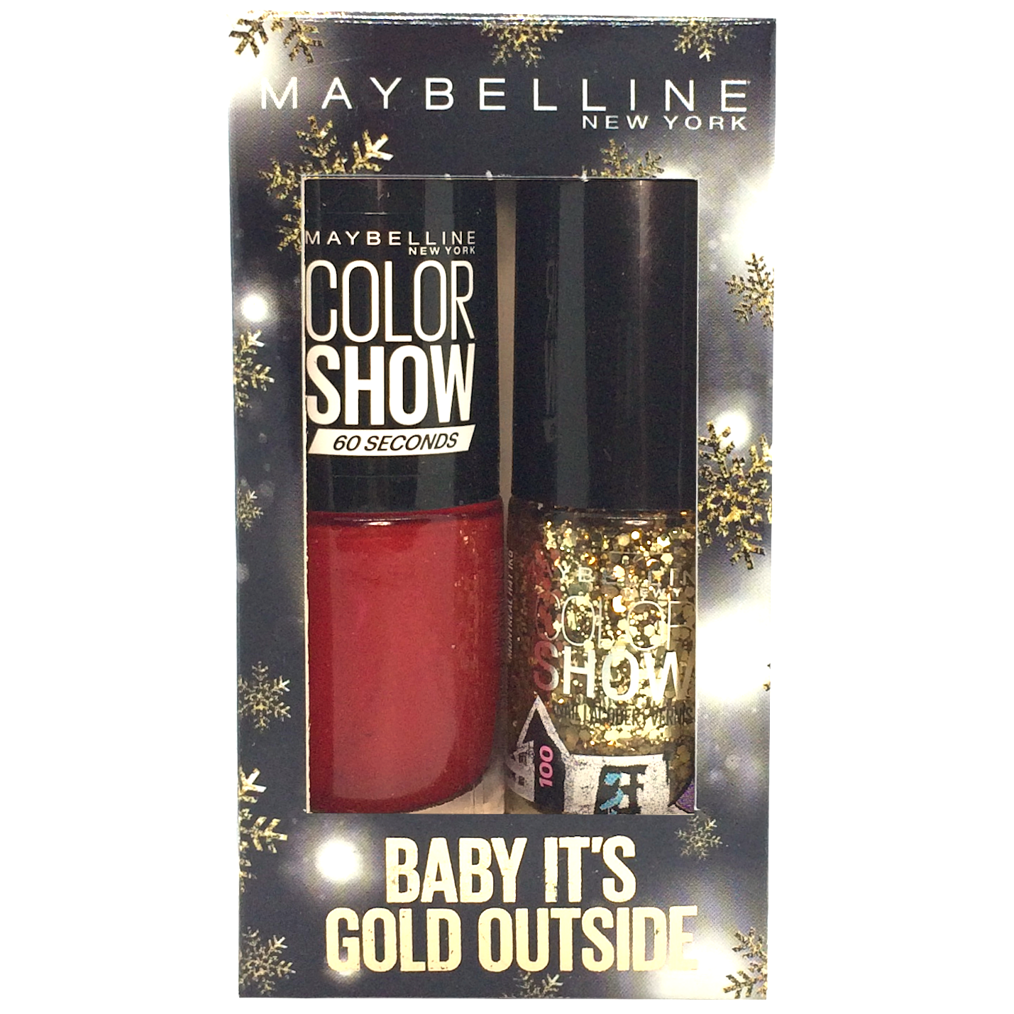Maybelline Colorshow Duo Nail Polish - BABY IT'S GOLD OUTSIDE