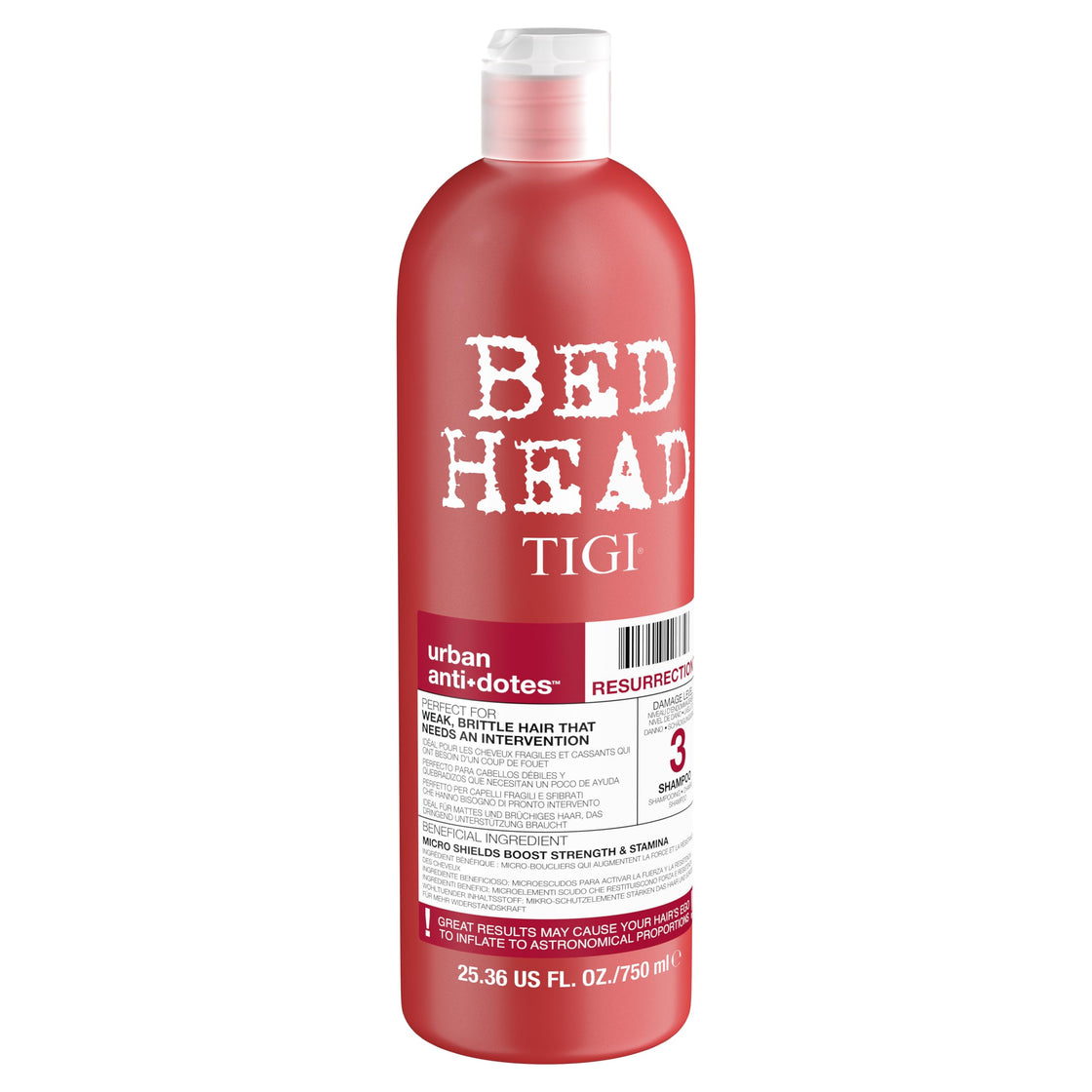 TIGI BH RESURRECTION REPAIR SHAMPOO 750ML