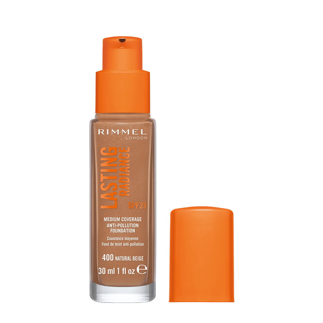 Rimmel Lasting Radiance Foundation - 400 NATURAL BEIGE