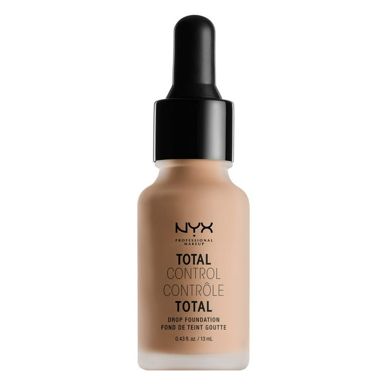 6 тональных средств NYX Total Control Drop Pro Foundation - 7.5 МЯГКИЙ БЕЖЕВЫЙ