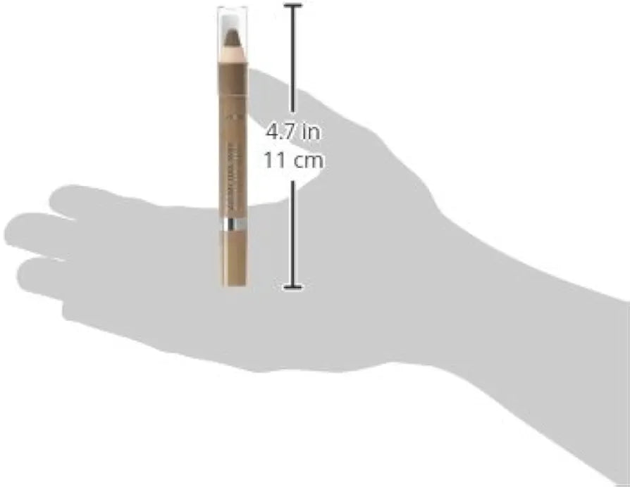 Rimmel London Brow This Way Brow Pomade Fix & Fill, Soft Brow Crayon, Medium Brown, 3.25 g