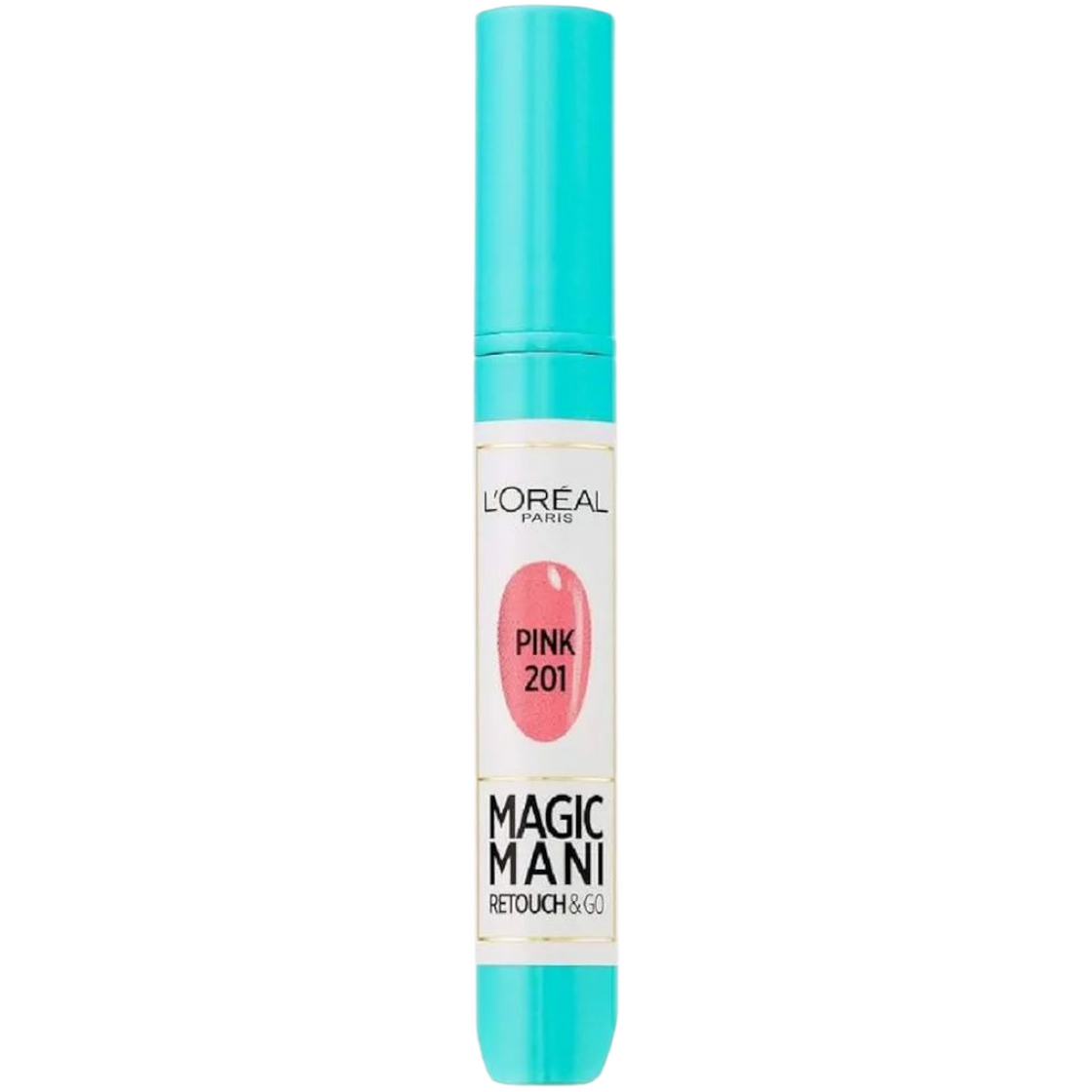 L’Oréal Paris Magic Mani Manicure Pen – Quick-Dry Nail Touch-Up Tool 201 Pink