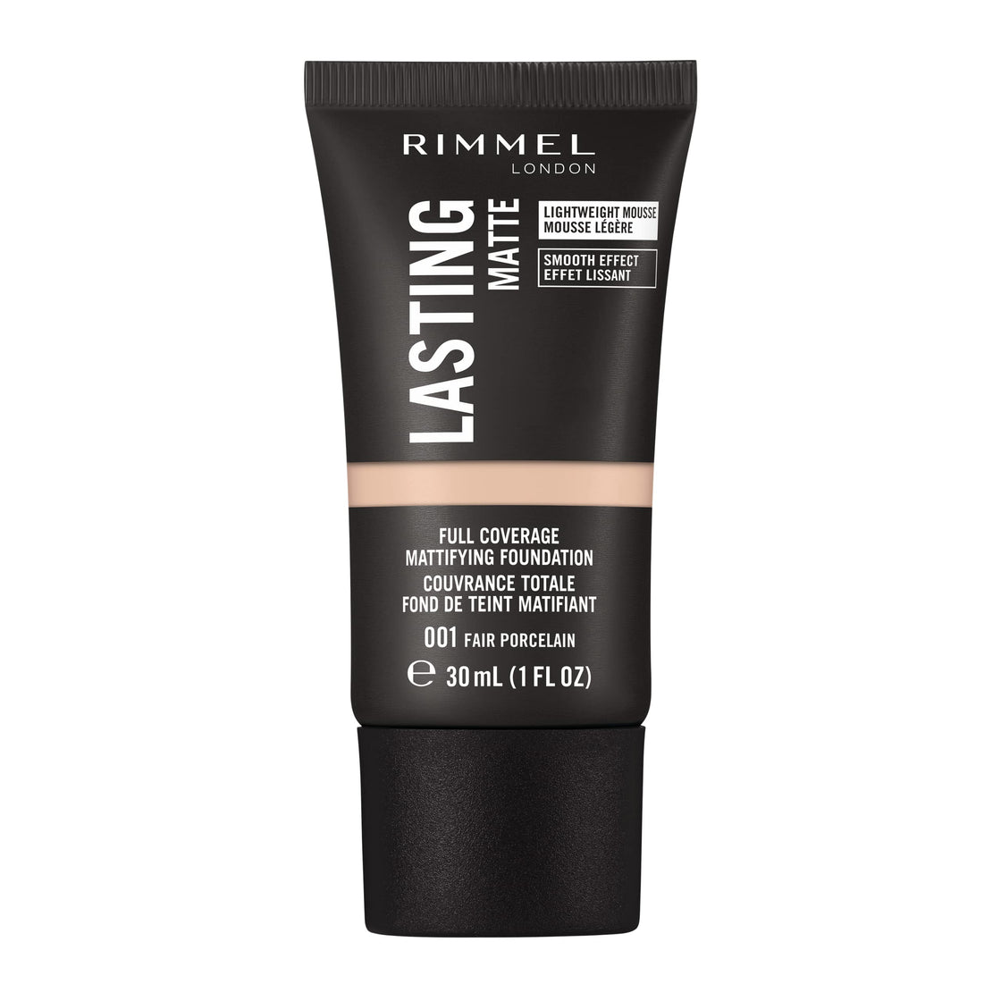 Rimmel London Lasting Matte Foundation - 001 ЯРКИЙ ФАРФОР