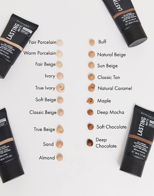 Rimmel London Lasting Matte Foundation - 408 MAPLE