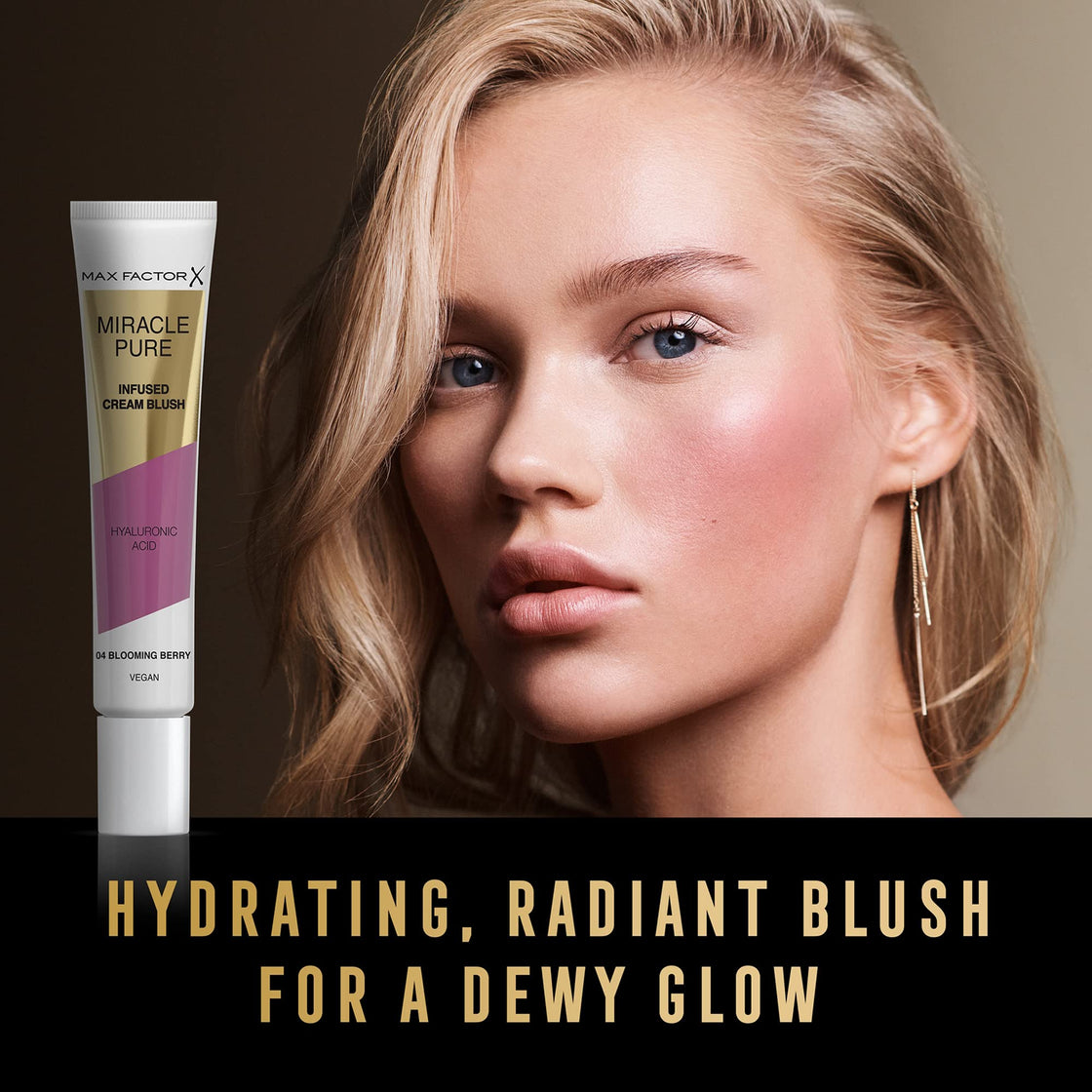 6 румян Max Factor Miracle Pure Cream Blush - 04 BLOMING BERRY