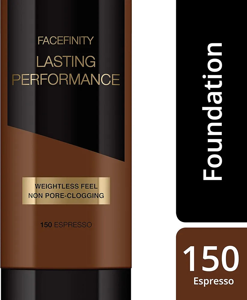 6 тональных основ Max Factor Facefinity Lasting Performance Foundation - 150 ESPRESSO