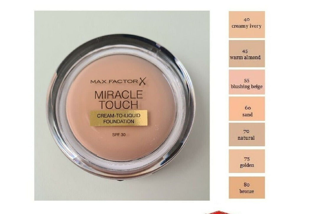 Max Factor Miracle Touch Cream To Liquid Foundation - VARIANTS
