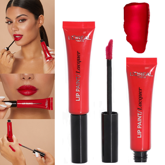 Loreal Lip Paint Lacquer Shade 105 Red Fiction