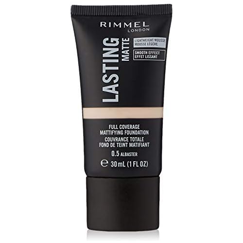 Rimmel London Lasting Matte Foundation - 0.5 ALABASTER