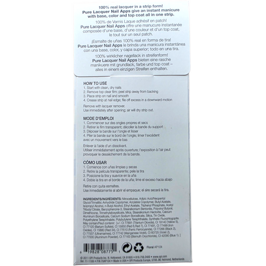OPI Pure Lacquer Nail Apps for Instant Manicure - Nail Art Kit