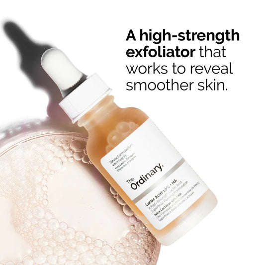 THE ORDINARY LACTIC ACID 10% + HA 2% SUPERFICIAL PEELING FORMULATION 30ML
