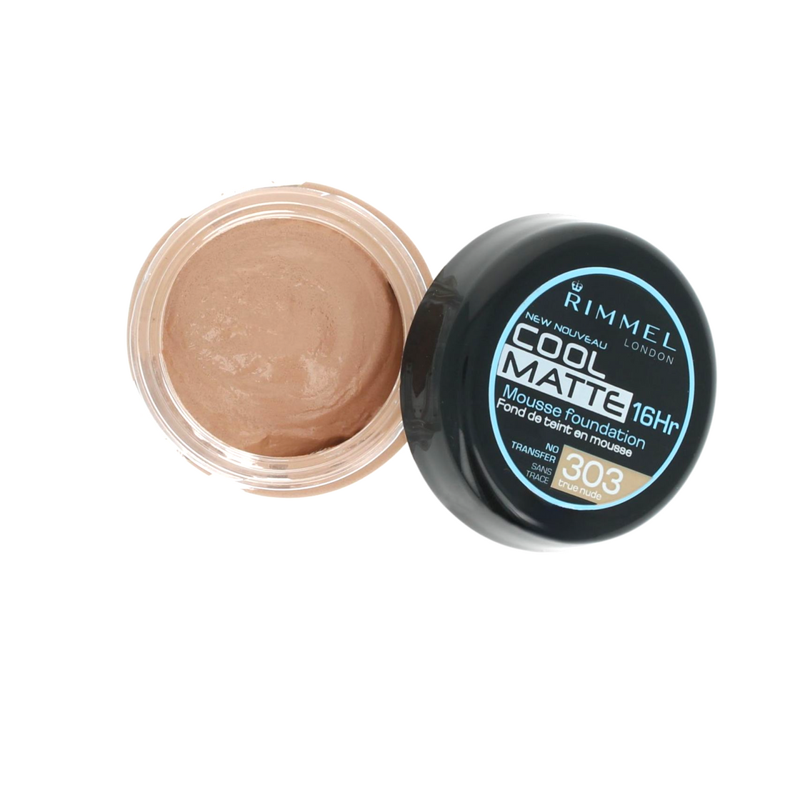 Rimmel Mousse Cool Matte 16H Foundation 18ml - 303 TRUE NUDE