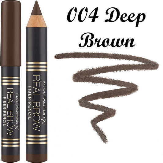 Max Factor Real Brow Fiber Pencil 004 Deep Brown