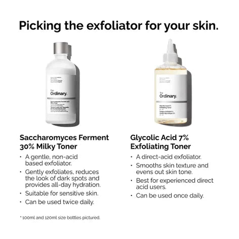 THE ORDINARY SACCHAROMYCES FERMENT 30% MILKY TONER 100ML
