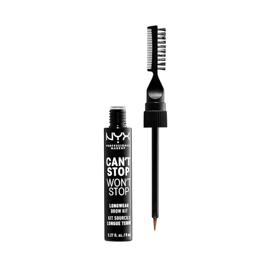 NYX Can't Stop Won't Stop Longwear Brow Kit - 03 AUBURN