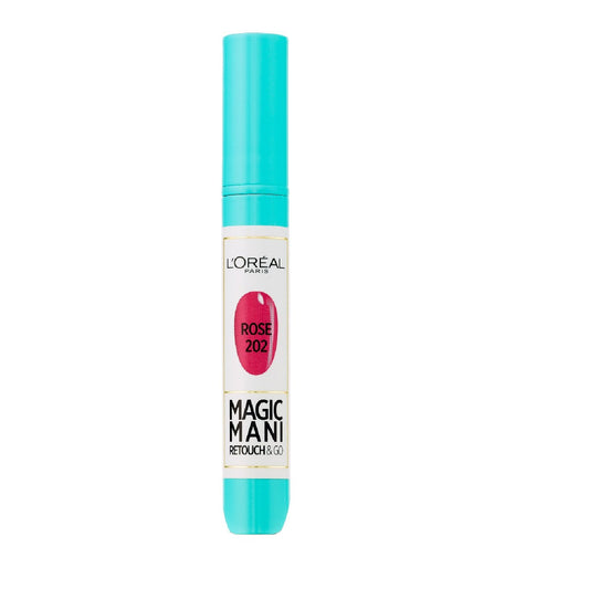 L’Oréal Paris Magic Mani Manicure Pen – Quick-Dry Nail Touch-Up Tool 202 Rose