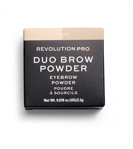 Revolution Pro Duo Brow Powder Eyebrow Powder Shade Taupe 2.2g