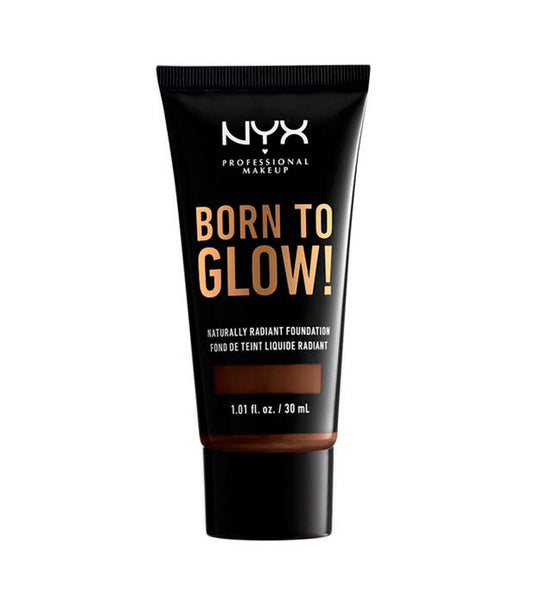 NYX Professional Born to Glow Radiant Foundation - CHESTNUT