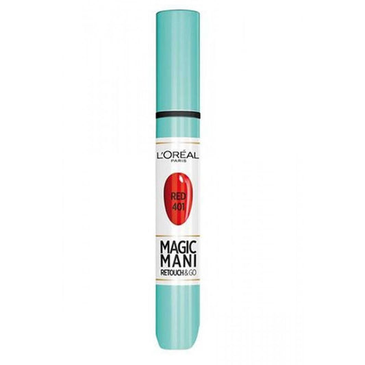 L’Oréal Paris Magic Mani Manicure Pen – Quick-Dry Nail Touch-Up Tool 401 Red