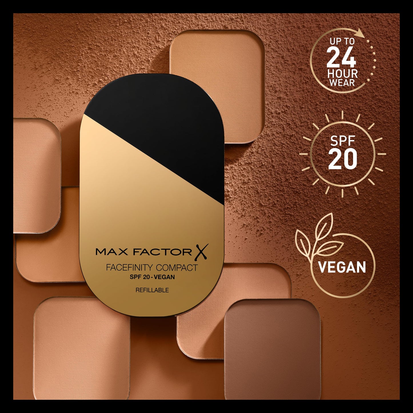 Компактная пудра Max Factor Facefinity - 031 ТЕПЛЫЙ ФАРФОР