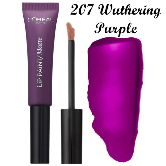 Loreal Lip Paint Matte Shade 207 Wuthering Purple